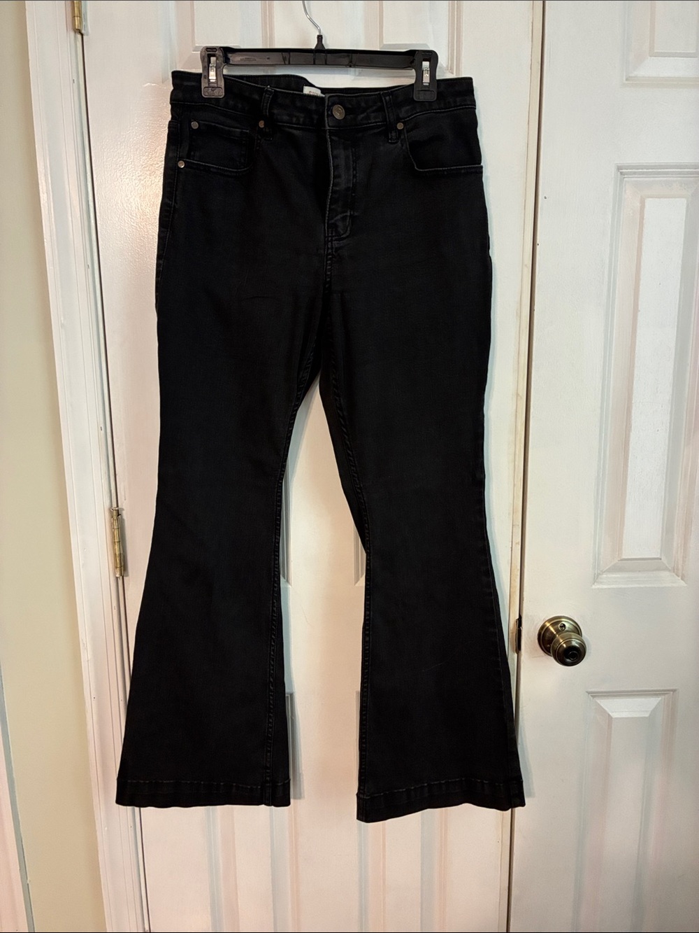 Shyanne Black Flare Jeans for Women